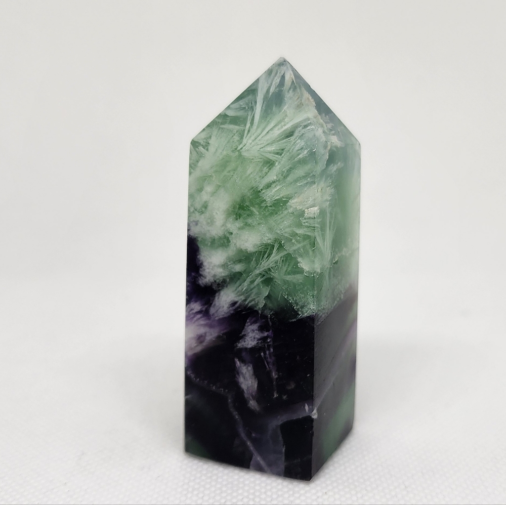 Frosted Fluorite Tower.
